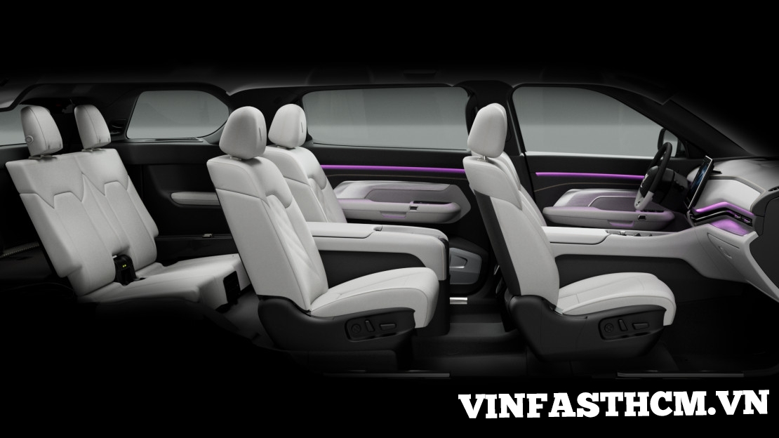 VinFast VF 9 Eco | VinFast VF 9 Eco có hệ thống túi khí trang bị đầy đủ ở các vị trí trong khoang cabin