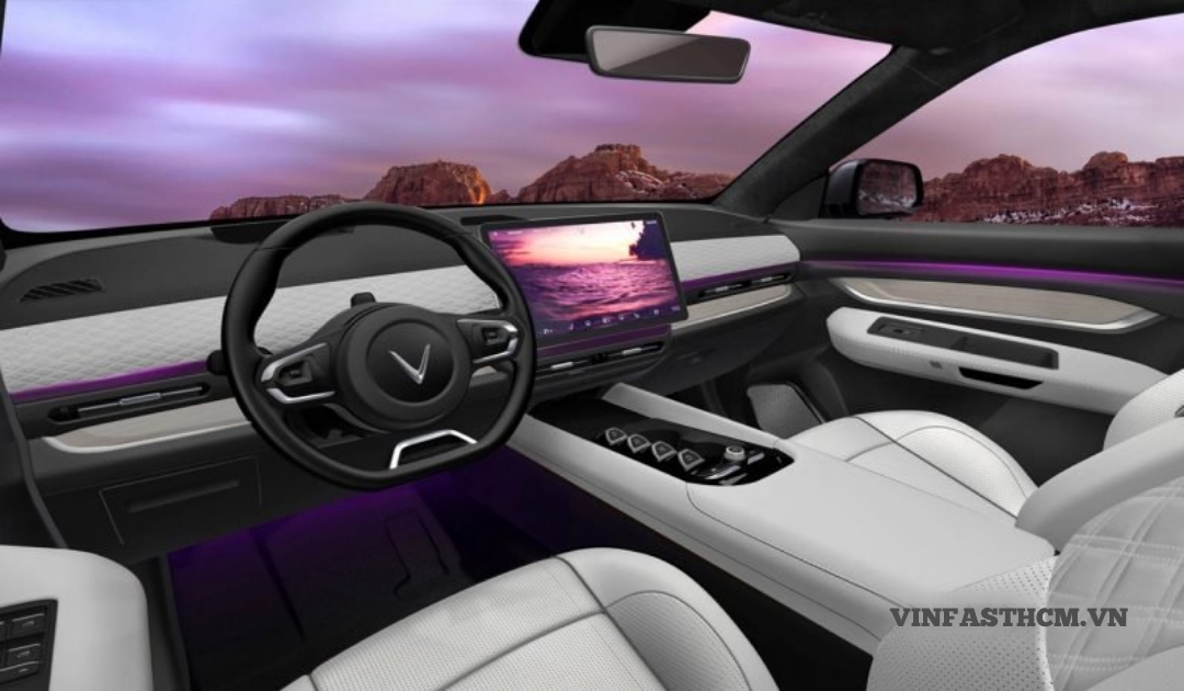 Hệ thống nội thất oto VinFast VF 9 | Hệ thống nội thất VinFast VF 9 tiện nghi, tối ưu trải nghiệm người lái trên mọi hành trình