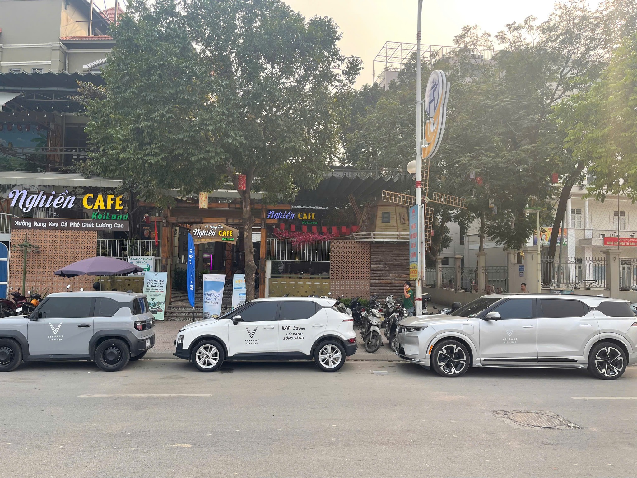 xe lái thử tại VinFast Minh Đạo Times City